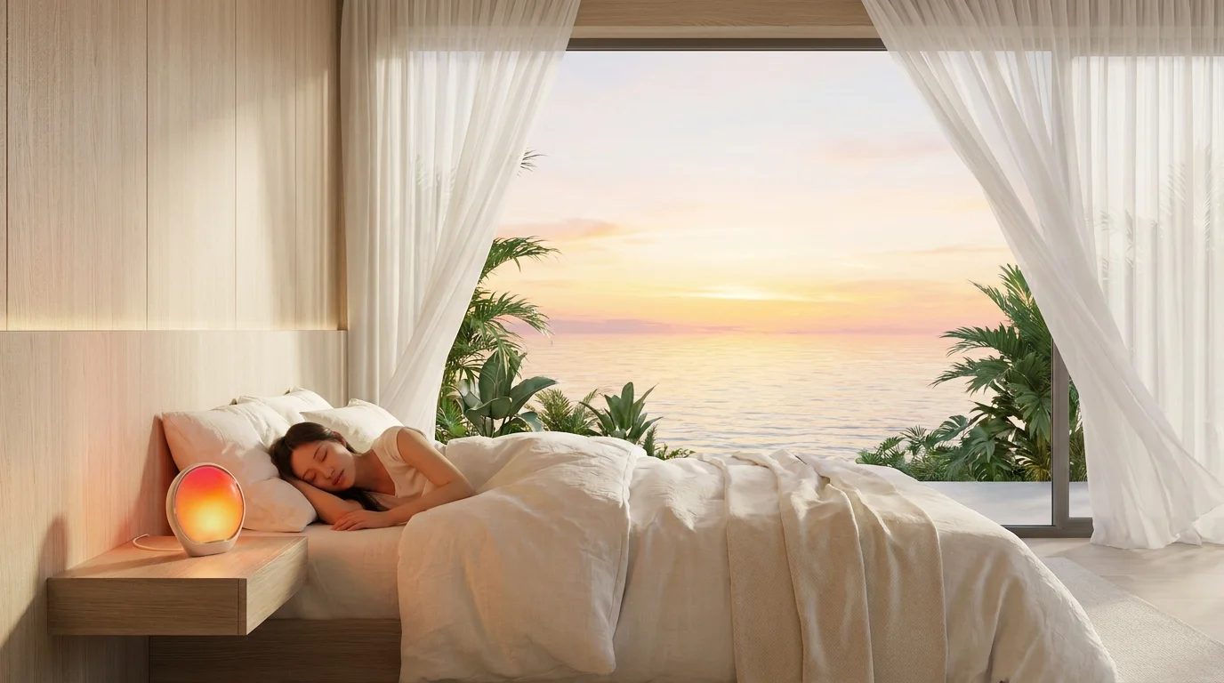 Despertar suave con simulación de amanecer