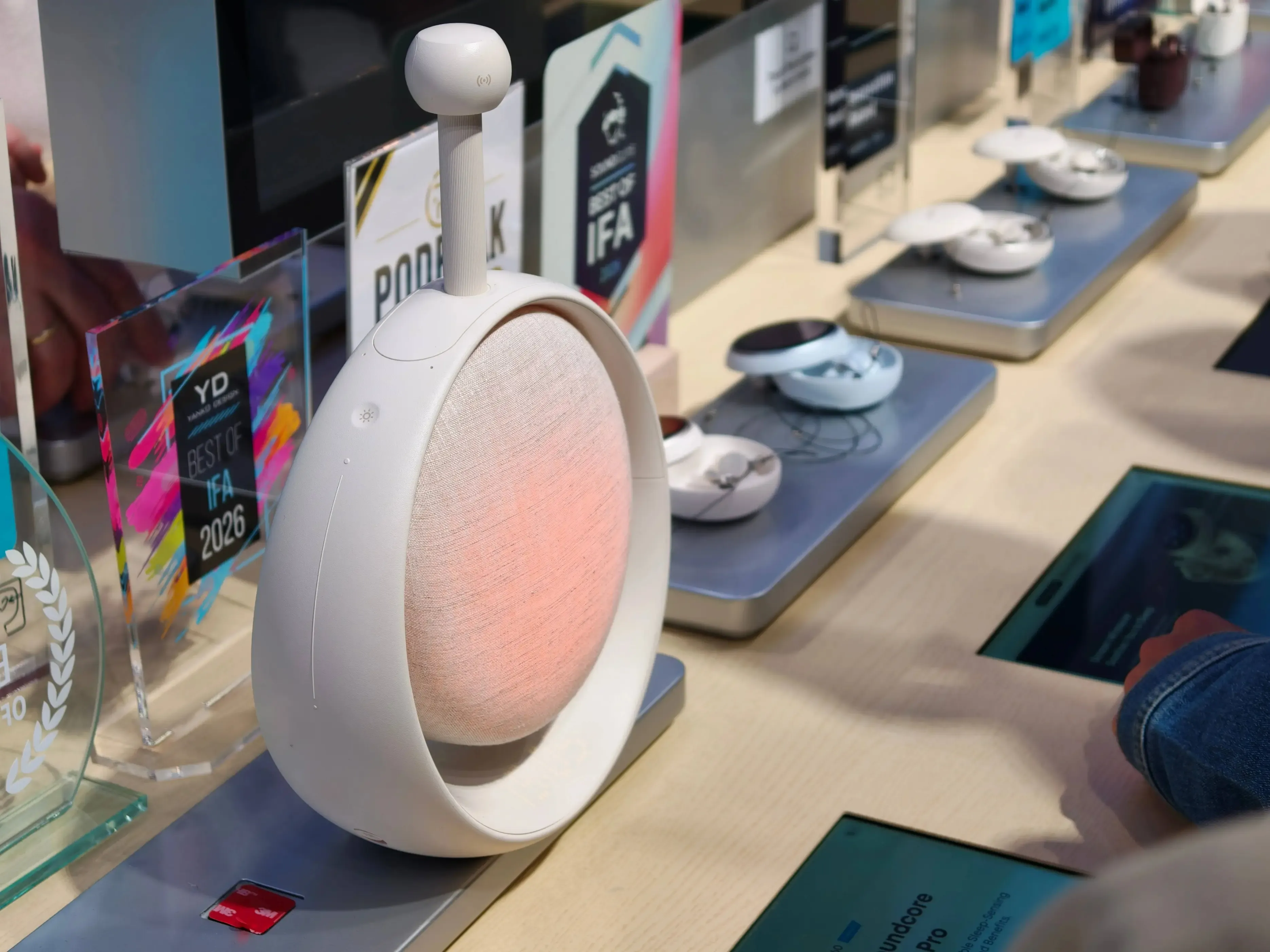 Sleep hardware booth at IFA 2026