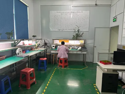 Incoming quality control inspection area